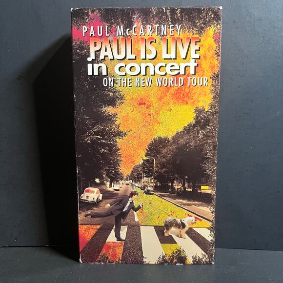 Paul McCartney - Paul Is Live in Concert VHS Tape (1993) New World Tour - Picture 1 of 6